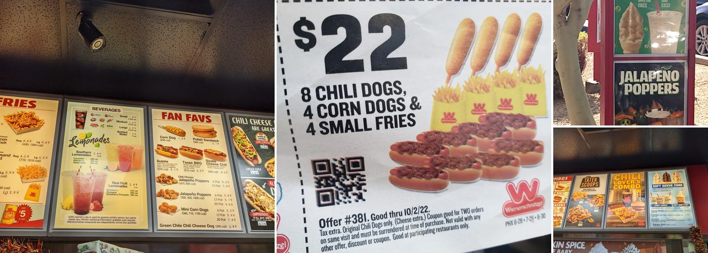 Wienerschnitzel Menu