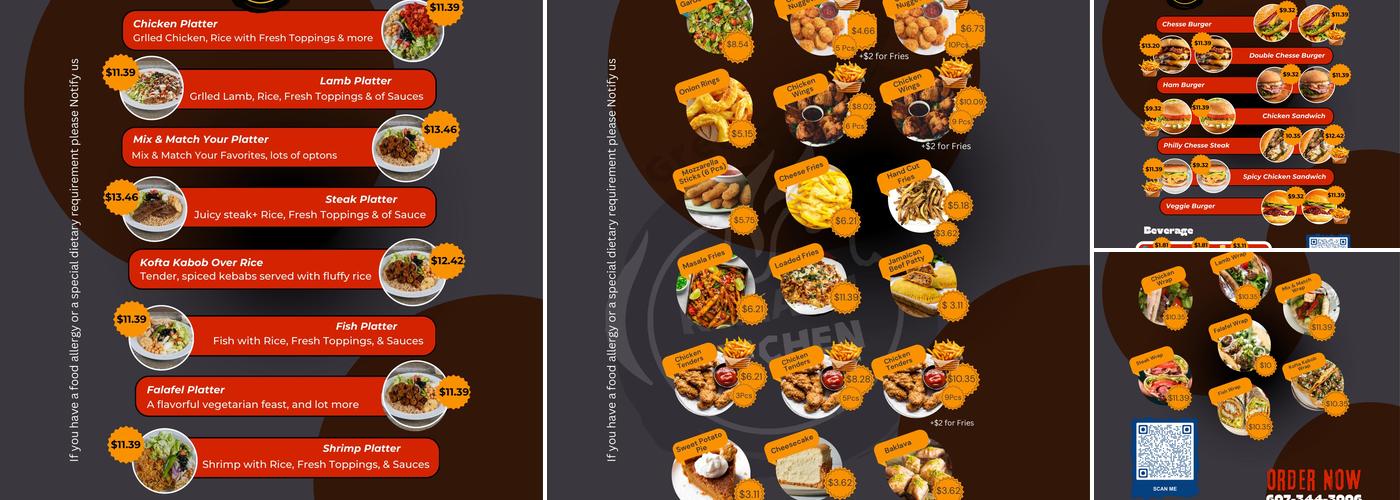 Kalash Kitchen Menu