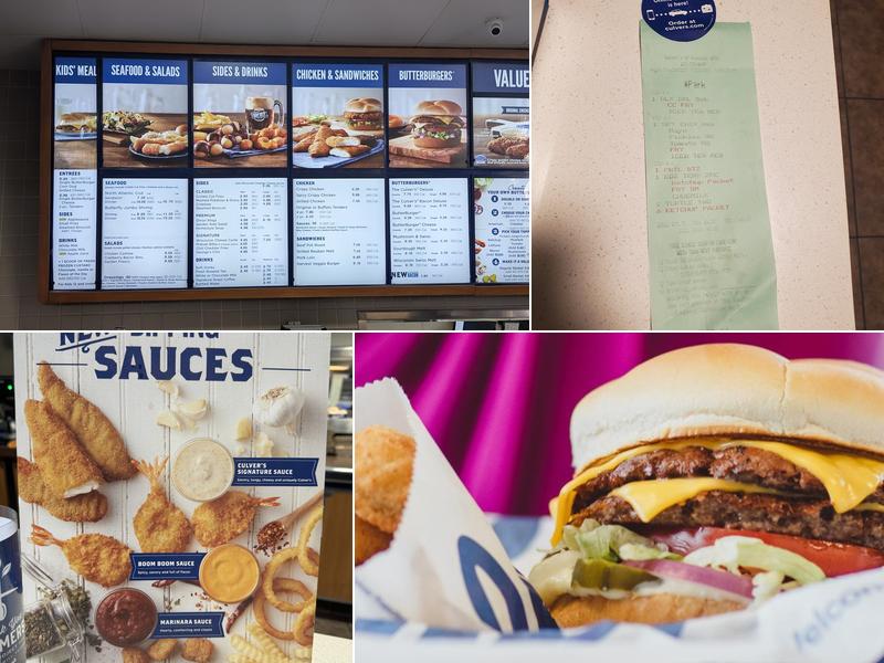Culver’s Menu