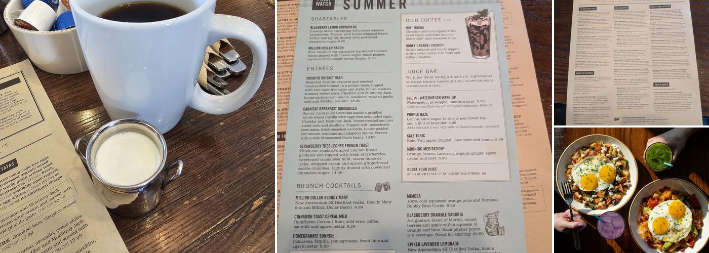 First Watch Menu