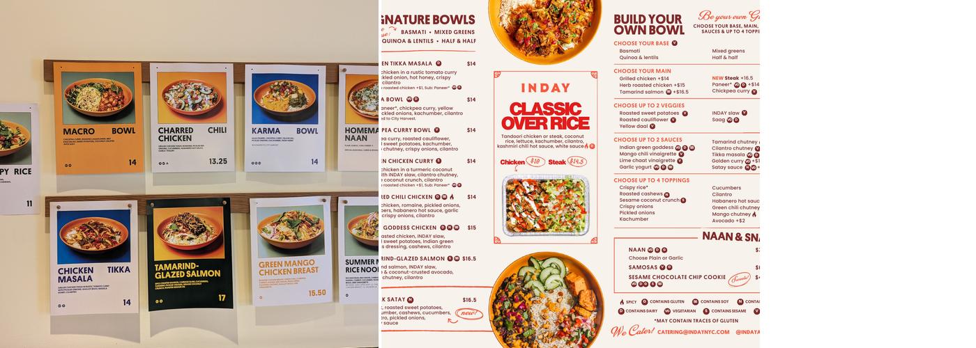 INDAY Menu