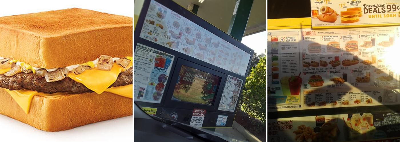 Sonic Drive-In Menu