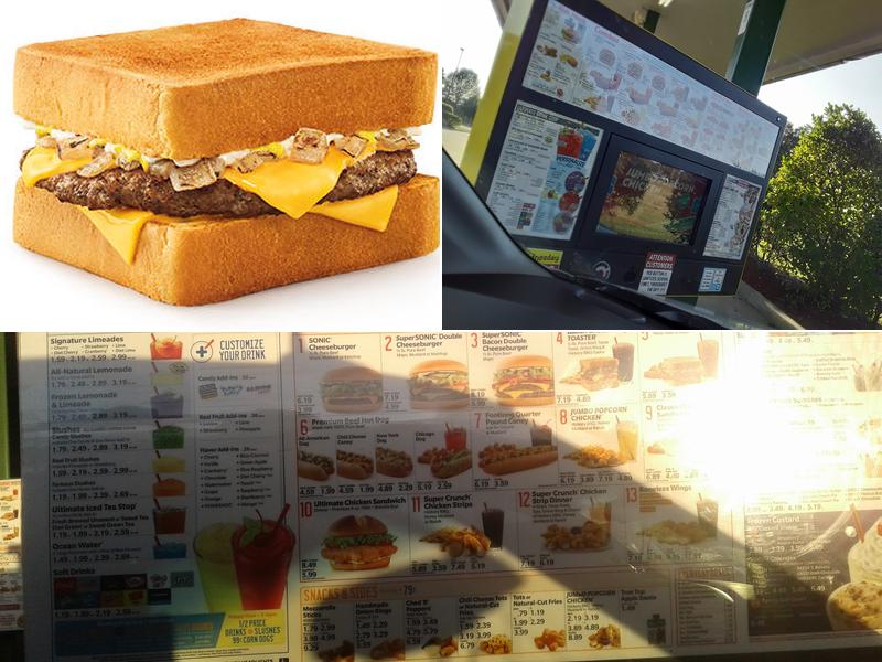 Sonic Drive-In Menu