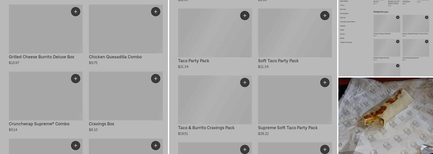 Taco Bell Menu