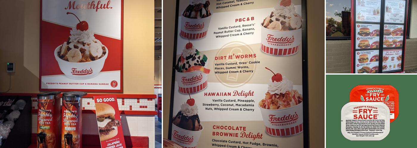 Freddy's Frozen Custard & Steakburgers Menu