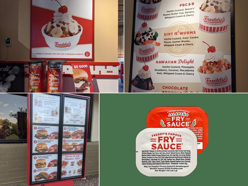 Freddy's Frozen Custard & Steakburgers Menu