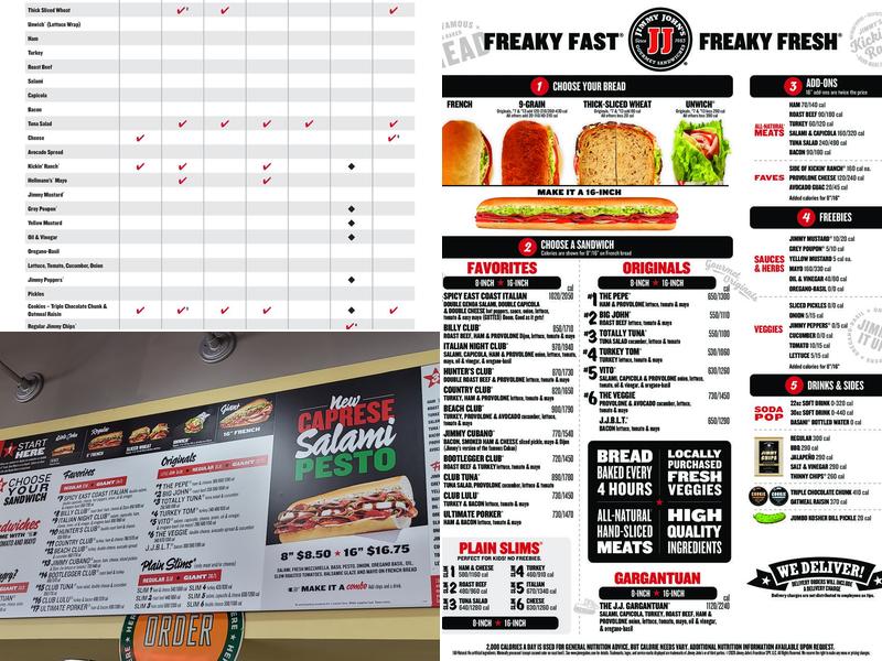 Jimmy John's Menu