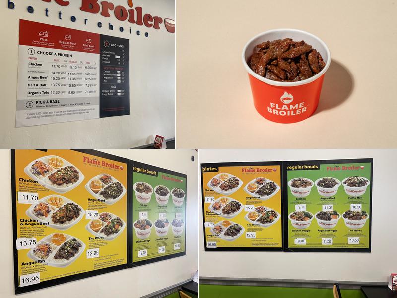 Flame Broiler Menu