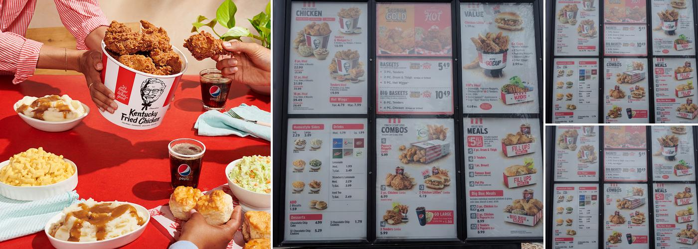 KFC Menu