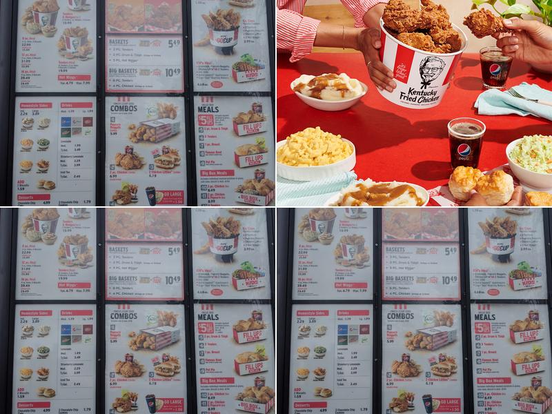 KFC Menu