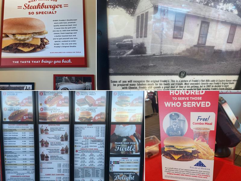 Freddy's Frozen Custard & Steakburgers Menu
