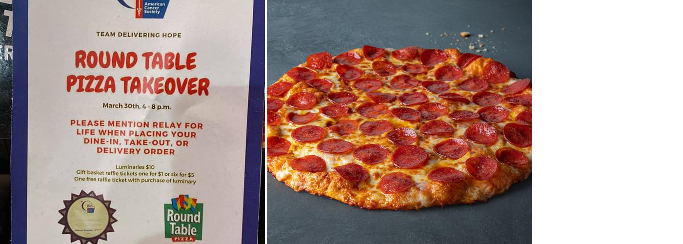 Round Table Pizza Menu