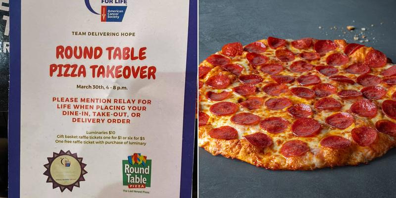 Round Table Pizza Menu