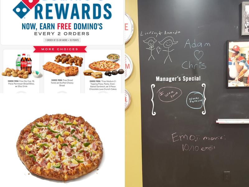 Domino's Pizza Menu