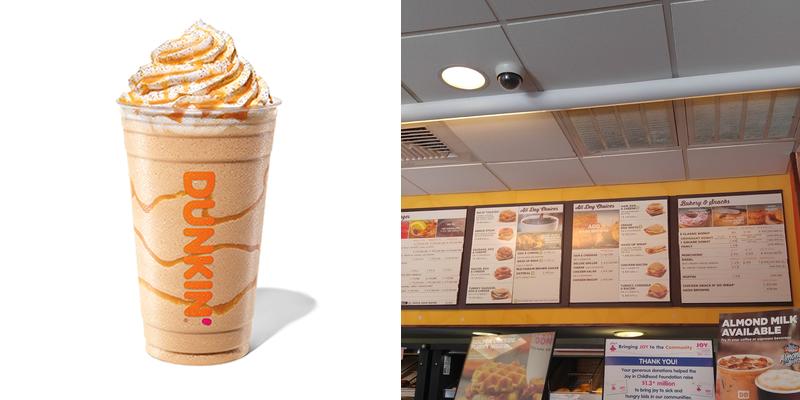 Dunkin' Menu