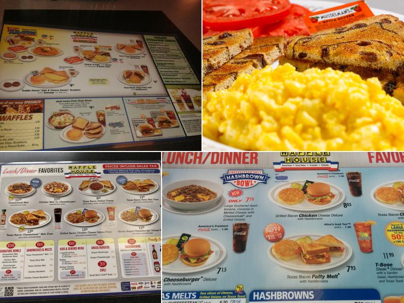 Waffle House Menu