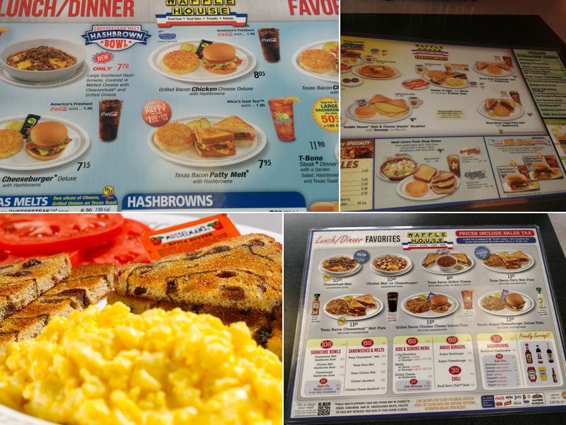 Waffle House Menu