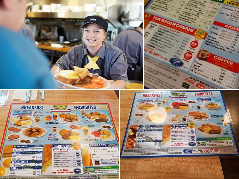 Waffle House Menu