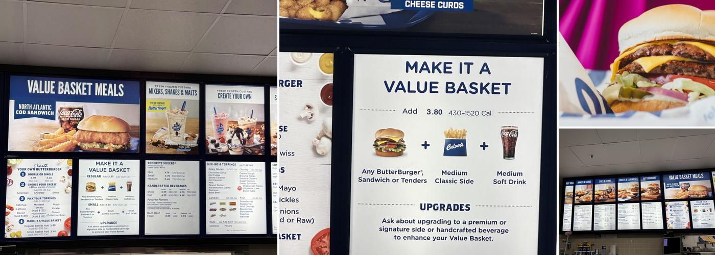 Culver’s Menu
