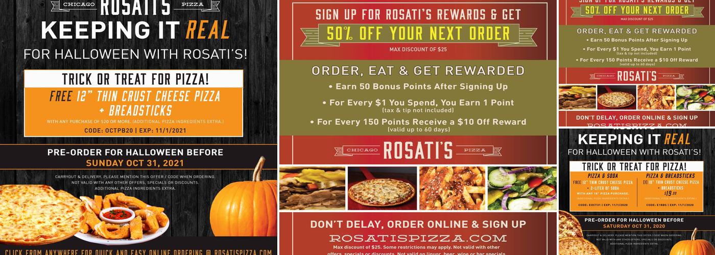 Rosati's Pizza Menu