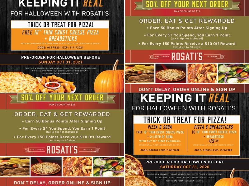 Rosati's Pizza Menu