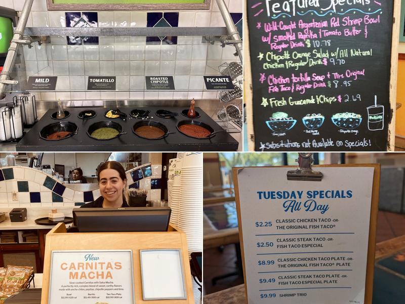 Rubio's Coastal Grill Menu