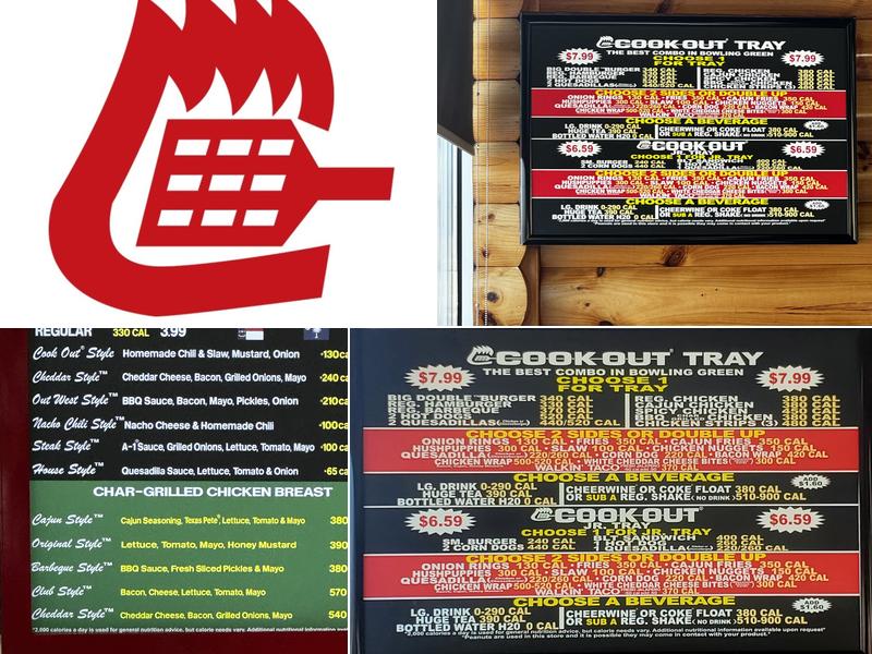 Cook Out Menu