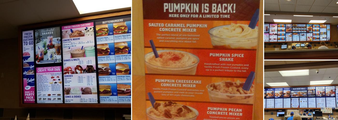 Culver’s Menu