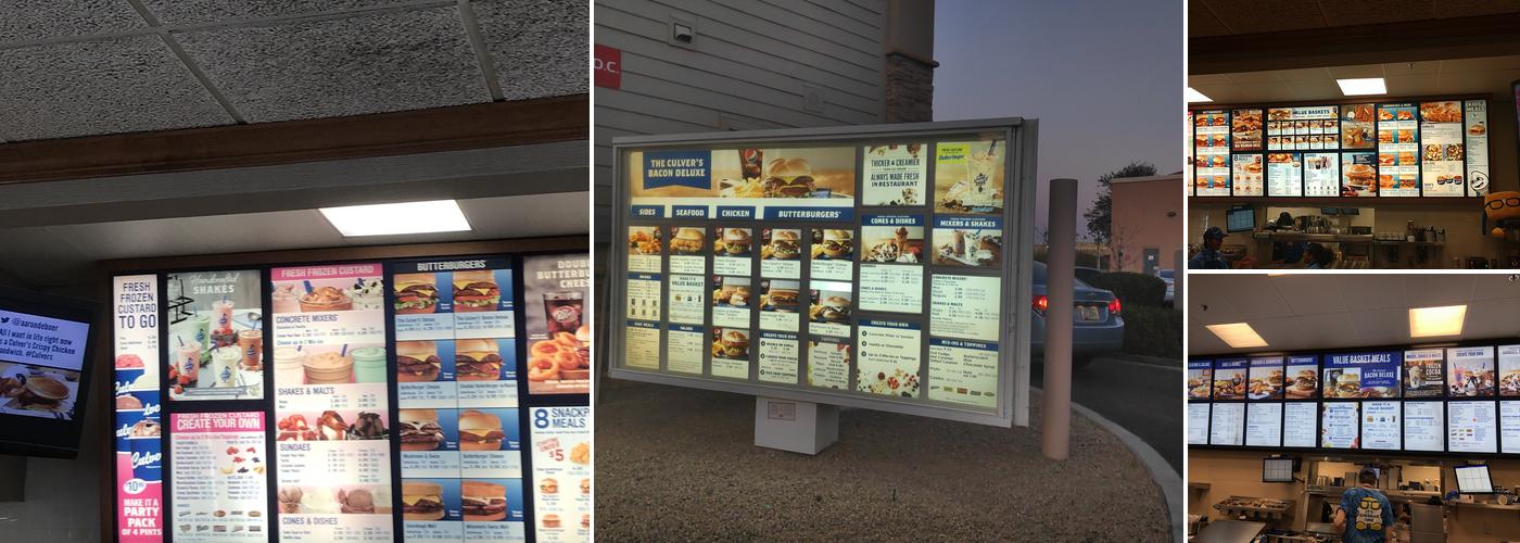 Culver’s Menu