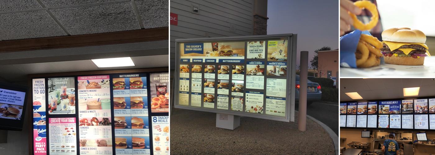 Culver’s Menu