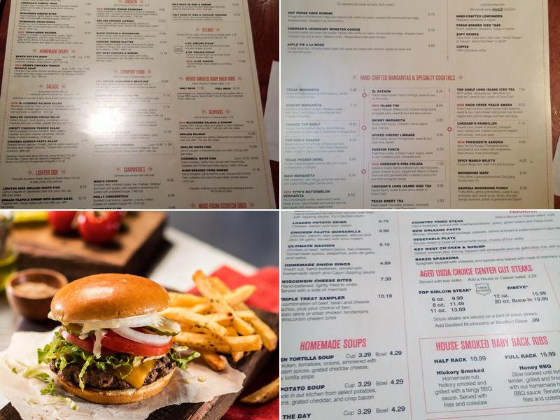 Cheddar's Scratch Kitchen Menu