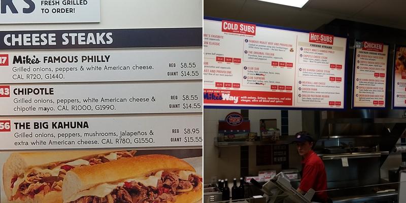 Jersey Mike's Subs Menu