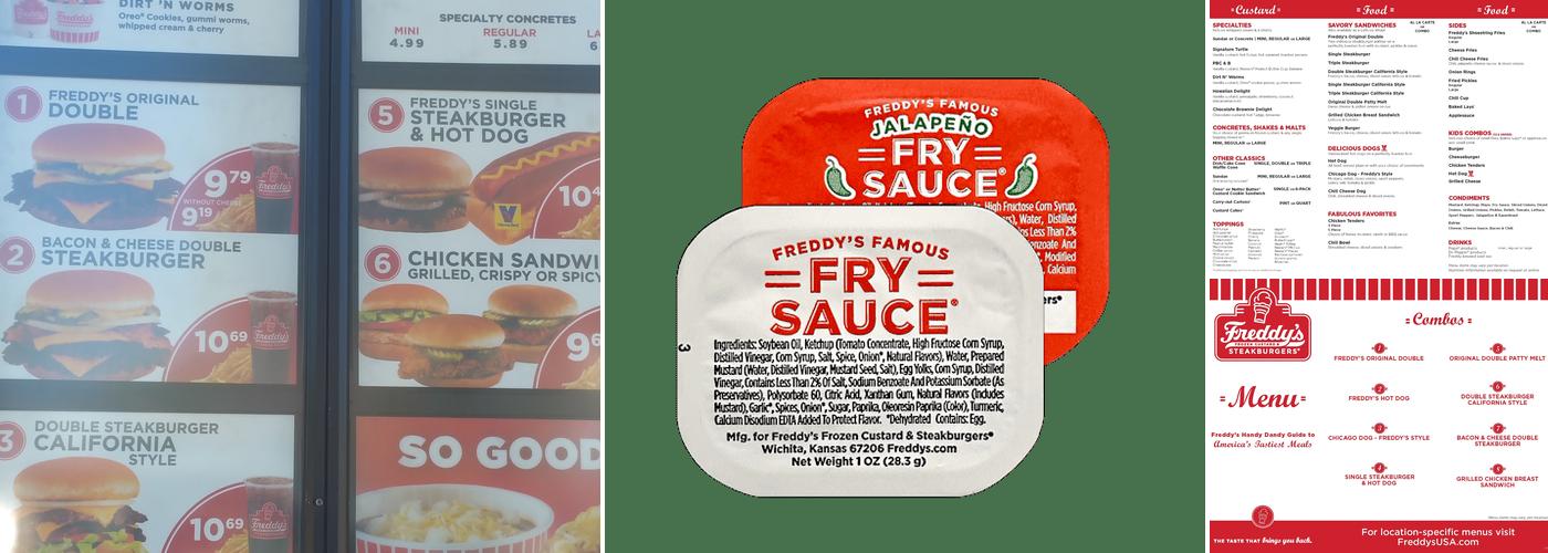 Freddy's Frozen Custard & Steakburgers Menu