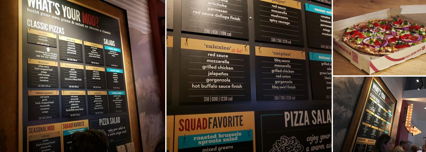 MOD Pizza Menu