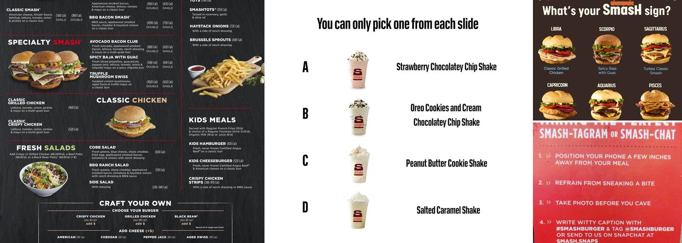 Smashburger Menu