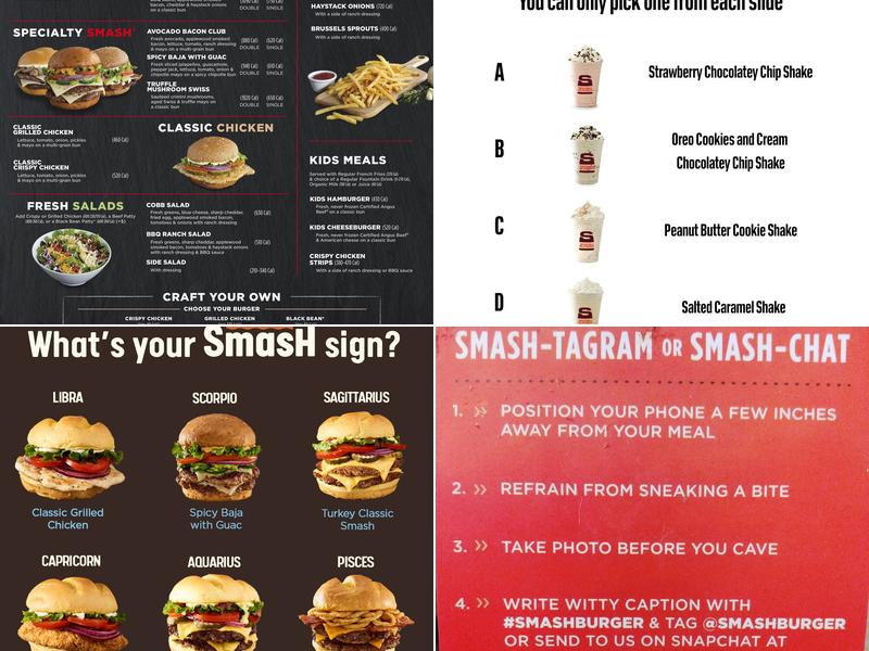 Smashburger Menu