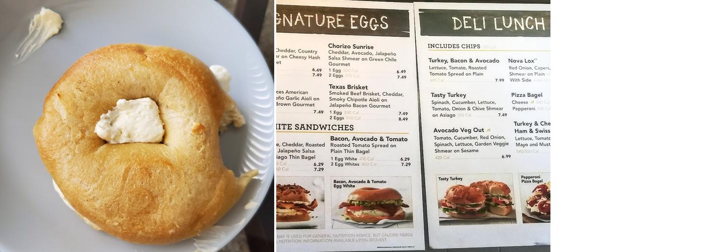 Einstein Bros. Bagels Menu