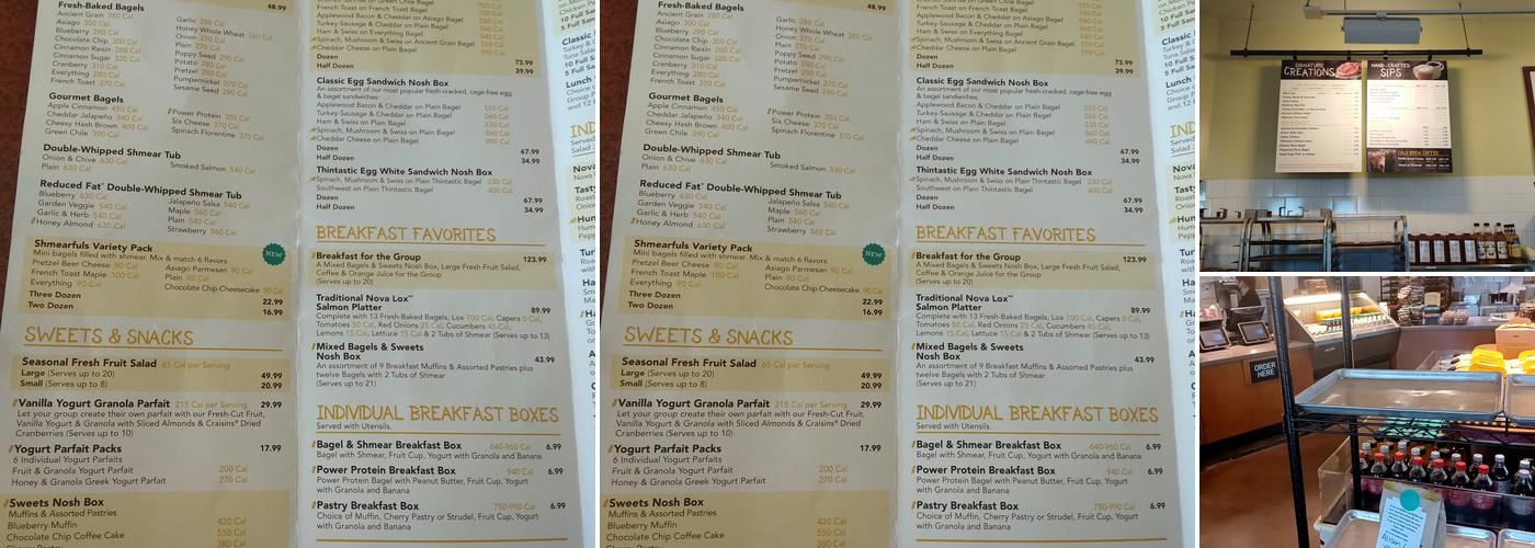 Einstein Bros. Bagels Menu