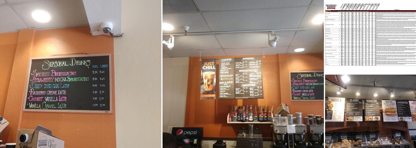 Bruegger's Bagels Menu