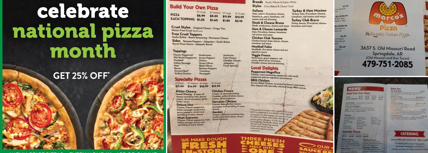 Marco's Pizza Menu