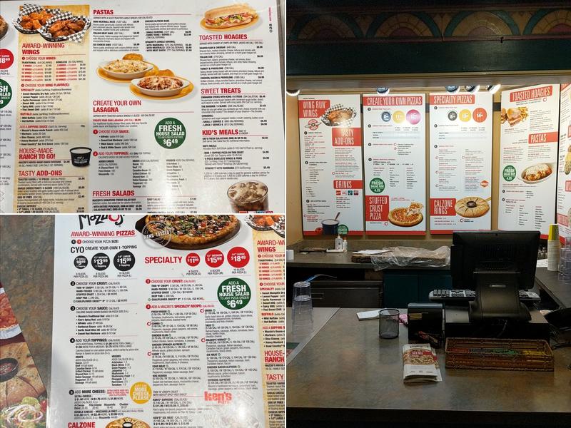 Mazzio's Italian Eatery Menu