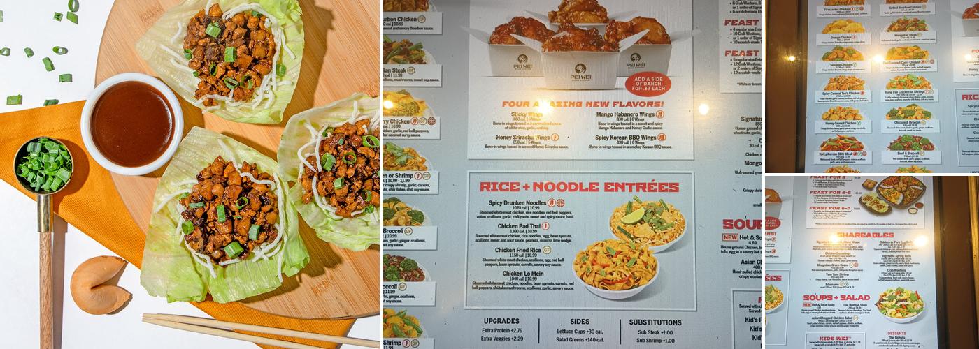 Pei Wei Asian Kitchen Menu
