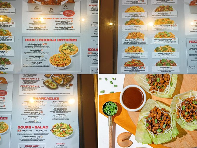 Pei Wei Asian Kitchen Menu