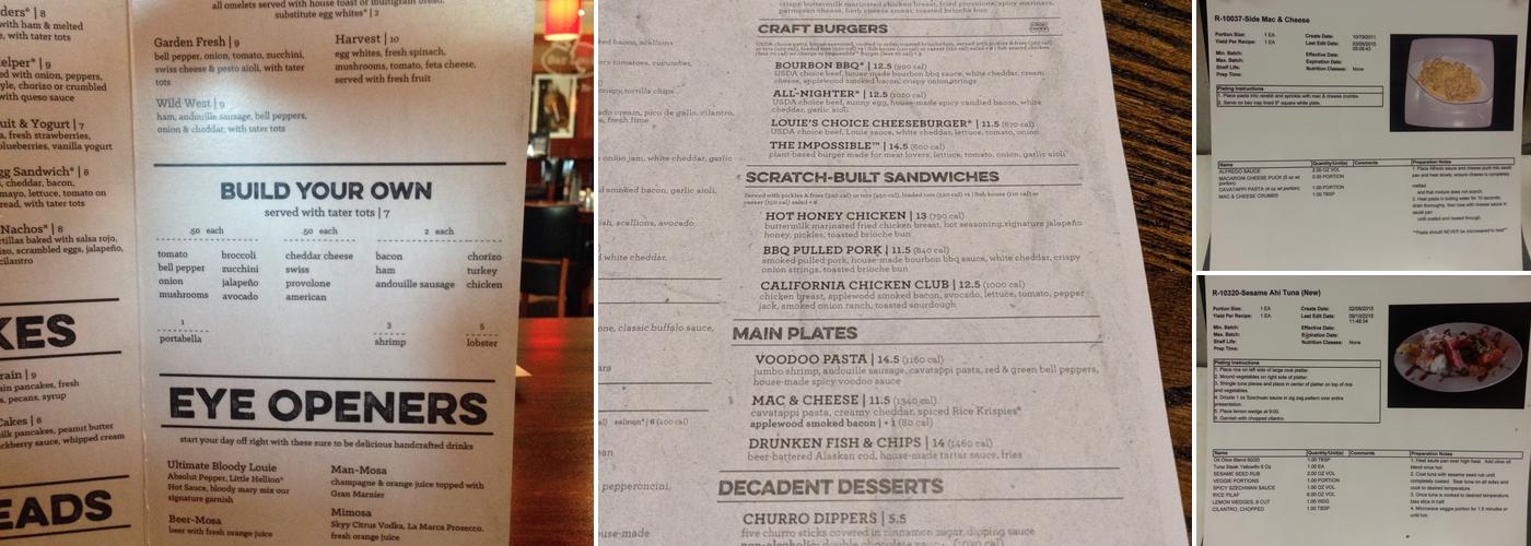 Bar Louie - Pleasant Ridge Town Center Menu
