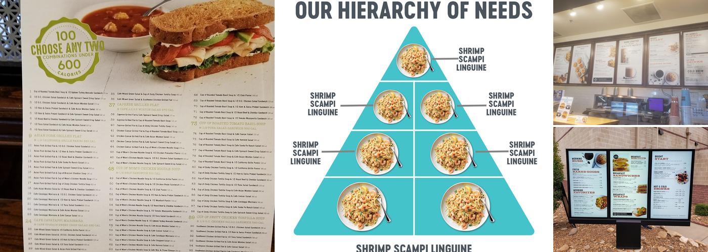 Corner Bakery Cafe Menu