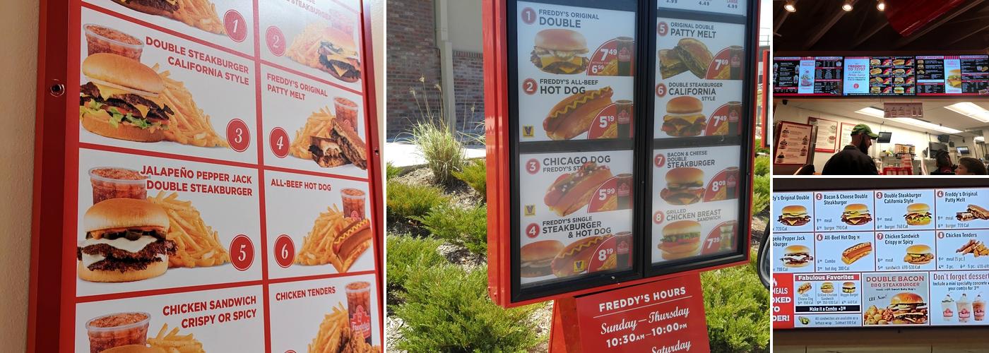 Freddy's Frozen Custard & Steakburgers Menu