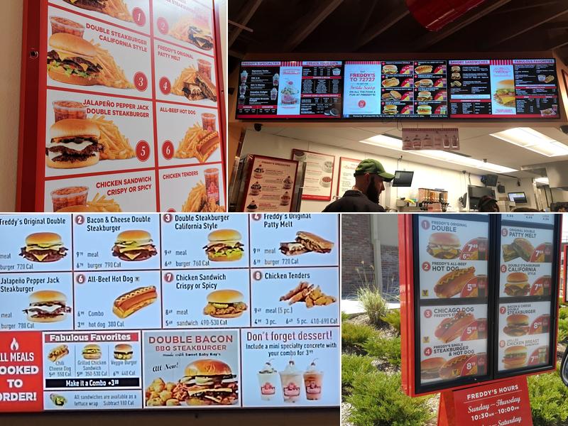 Freddy's Frozen Custard & Steakburgers Menu