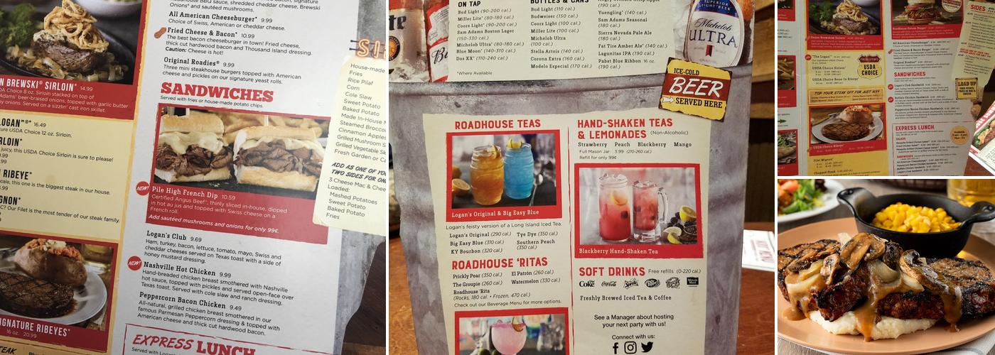 Logan's Roadhouse Menu