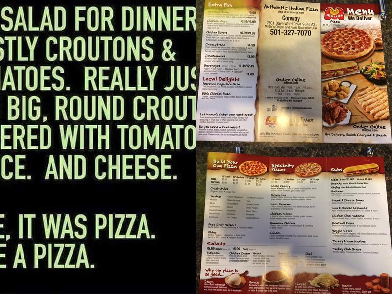 Marco's Pizza Menu