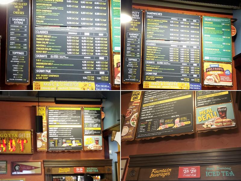 Potbelly Sandwich Shop Menu